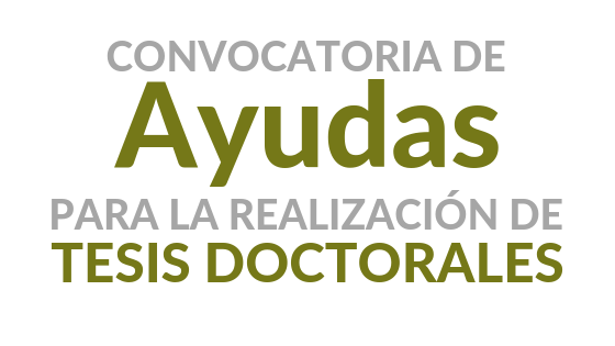 Programa de ayudas para la realización de tesis doctorales. Convocatoria 2020/21